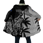 Fiji New Zealand Rugby Personalised Cloak Maori and Tapa Pattern - Aussie Hoodie