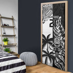 Fiji New Zealand Rugby Personalised Door Cover Maori and Tapa Pattern - Aussie Hoodie