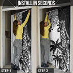 Fiji New Zealand Rugby Personalised Door Cover Maori and Tapa Pattern - Aussie Hoodie