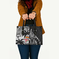 Fiji New Zealand Rugby Personalised Leather Bag Maori and Tapa Pattern - Aussie Hoodie