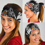 Fiji New Zealand Rugby Personalised Neck Gaiter Maori and Tapa Pattern LT9