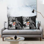Fiji New Zealand Rugby Personalised Pillow Cover Maori and Tapa Pattern - Aussie Hoodie