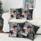 Fiji New Zealand Rugby Personalised Pillow Cover Maori and Tapa Pattern - Aussie Hoodie
