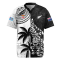 Custom Fiji New Zealand Rugby Jersey Maori mix Tapa Pattern Version
