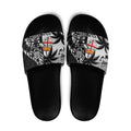 Fiji New Zealand Rugby Personalised Slide Sandals Maori and Tapa Pattern - Aussie Hoodie