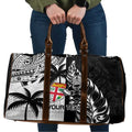 Fiji New Zealand Rugby Personalised Travel Bag Maori and Tapa Pattern - Aussie Hoodie