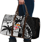Fiji New Zealand Rugby Personalised Travel Bag Maori and Tapa Pattern - Aussie Hoodie