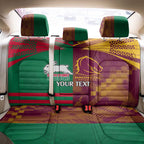 Custom NRL Rabbitohs and Broncos Back Car Seat Cover Sporty Style