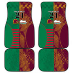 Custom NRL Rabbitohs and Broncos Car Mats Sporty Style
