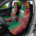 Custom NRL Rabbitohs and Broncos Car Seat Cover Sporty Style