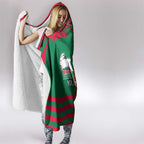 Custom NRL Rabbitohs and Broncos Hooded Blanket Sporty Style