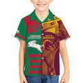 Custom NRL Rabbitohs and Broncos Kid Hawaiian Shirt Sporty Style