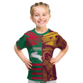 Custom NRL Rabbitohs and Broncos Kid T Shirt Sporty Style