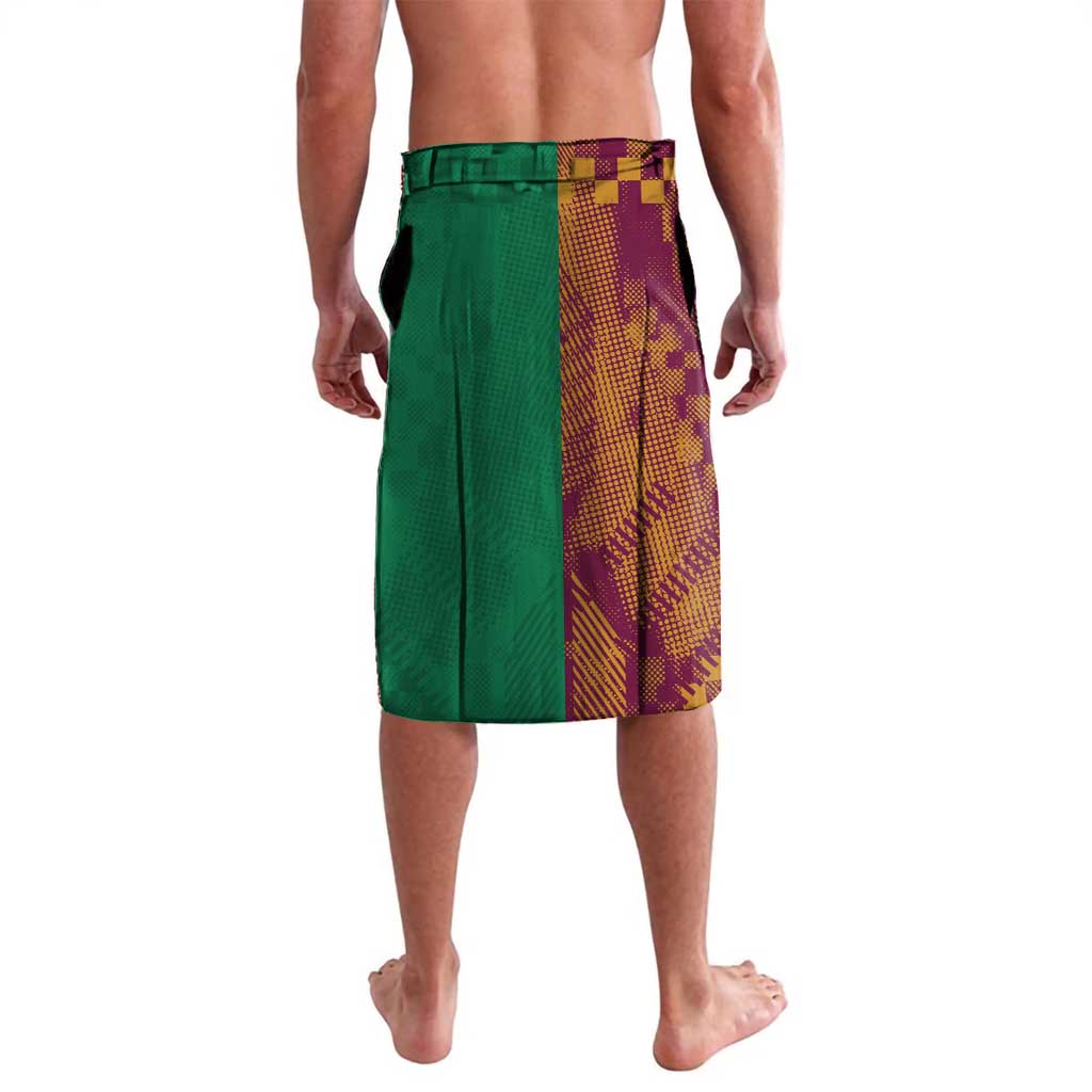 Custom NRL Rabbitohs and Broncos Lavalava Sporty Style