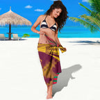 Custom NRL Rabbitohs and Broncos Sarong Sporty Style