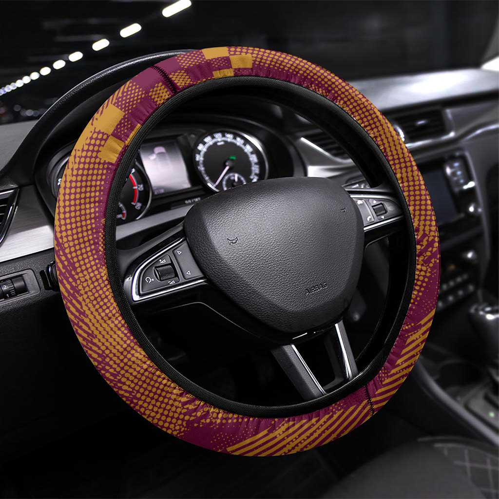 NRL Rabbitohs and Broncos Steering Wheel Cover Sporty Style