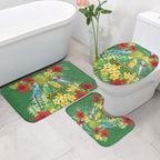 Australia Budgerigars Parakeets Personalised Bathroom Set Cute Budgies Santa Tropical Flowers
