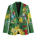 Australia Budgerigars Parakeets Personalised Blazer Cute Budgies Santa Tropical Flowers