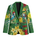 Australia Budgerigars Parakeets Personalised Blazer Cute Budgies Santa Tropical Flowers