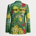 Australia Budgerigars Parakeets Personalised Blazer Cute Budgies Santa Tropical Flowers