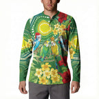 Australia Budgerigars Parakeets Personalised Button Sweatshirt Cute Budgies Santa Tropical Flowers