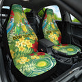 Australia Budgerigars Parakeets Personalised Car Seat Cover Cute Budgies Santa Tropical Flowers