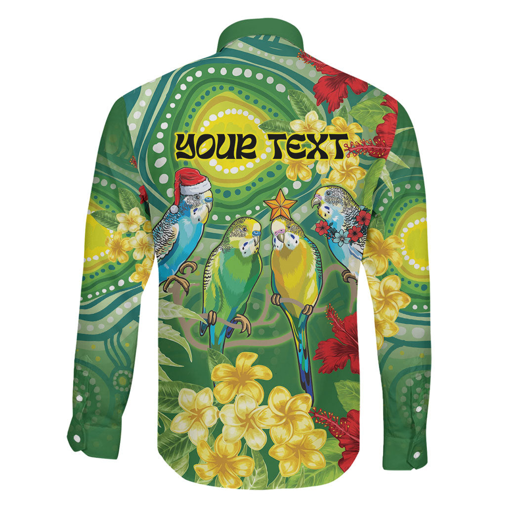 Australia Budgerigars Parakeets Personalised Family Matching Summer Maxi Dress and Hawaiian Shirt Cute Budgies Santa Tropical Flowers