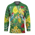 Australia Budgerigars Parakeets Personalised Hockey Jersey Cute Budgies Santa Tropical Flowers