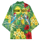 Australia Budgerigars Parakeets Personalised Kimono Cute Budgies Santa Tropical Flowers