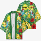 Australia Budgerigars Parakeets Personalised Kimono Cute Budgies Santa Tropical Flowers