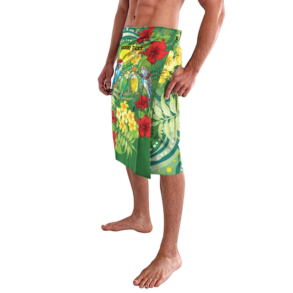 Australia Budgerigars Parakeets Personalised Lavalava Cute Budgies Santa Tropical Flowers