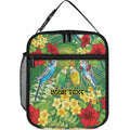 Australia Budgerigars Parakeets Personalised Lunch Bag Cute Budgies Santa Tropical Flowers