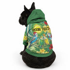 Australia Budgerigars Parakeets Personalised Pet Hoodie Cute Budgies Santa Tropical Flowers