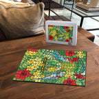 Australia Budgerigars Parakeets Personalised Puzzle Cute Budgies Santa Tropical Flowers