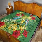 Australia Budgerigars Parakeets Personalised Quilt Cute Budgies Santa Tropical Flowers