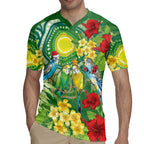 Australia Budgerigars Parakeets Personalised Rugby Jersey Cute Budgies Santa Tropical Flowers