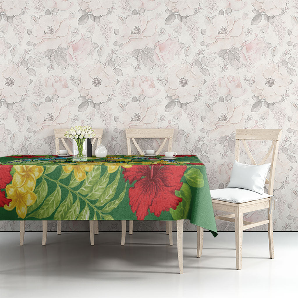 Australia Budgerigars Parakeets Personalised Tablecloth Cute Budgies Santa Tropical Flowers