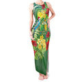 Australia Budgerigars Parakeets Personalised Tank Maxi Dress Cute Budgies Santa Tropical Flowers