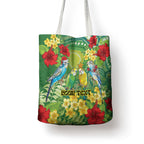 Australia Budgerigars Parakeets Personalised Tote Bag Cute Budgies Santa Tropical Flowers