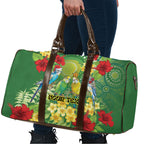 Australia Budgerigars Parakeets Personalised Travel Bag Cute Budgies Santa Tropical Flowers