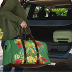 Australia Budgerigars Parakeets Personalised Travel Bag Cute Budgies Santa Tropical Flowers