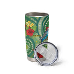 Australia Budgerigars Parakeets Personalised Tumbler Cup Cute Budgies Santa Tropical Flowers