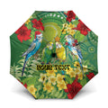 Australia Budgerigars Parakeets Personalised Umbrella Cute Budgies Santa Tropical Flowers