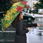 Australia Budgerigars Parakeets Personalised Umbrella Cute Budgies Santa Tropical Flowers