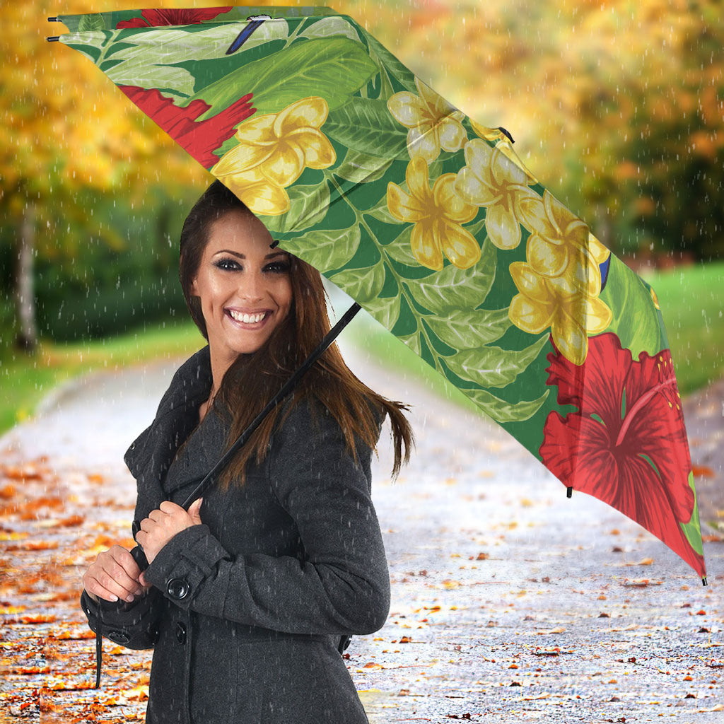 Australia Budgerigars Parakeets Personalised Umbrella Cute Budgies Santa Tropical Flowers