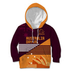 NRL Broncos Australia Day Custom Kid Hoodie Sydney Opera House Style