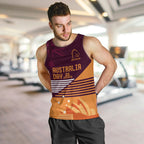 NRL Broncos Australia Day Custom Men Tank Top Sydney Opera House Style