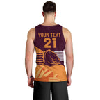 NRL Broncos Australia Day Custom Men Tank Top Sydney Opera House Style
