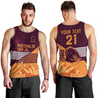 NRL Broncos Australia Day Custom Men Tank Top Sydney Opera House Style