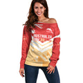 NRL Dolphins Australia Day Custom Off Shoulder Sweater Sydney Opera House Style